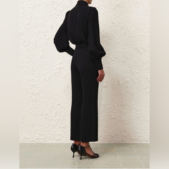 Zimmermann Matching Set Cropped flare pant and shirt - Picture 2 of 10